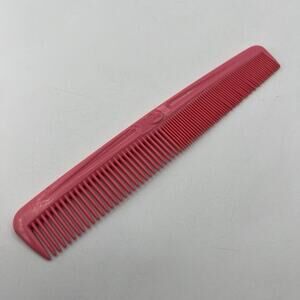 Vintage Goody USA Pink Plastic Comb 7" Hair Tool Retro Style Bubblegum 80s 90s